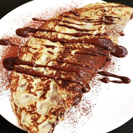 Crepe de chocolate negro