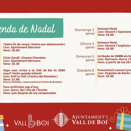 Agenda Nadal Vall de Boí