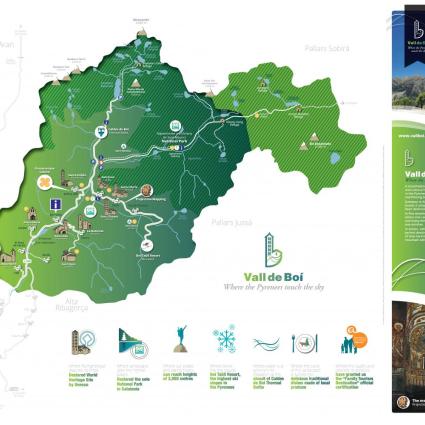 Vall de Boí map