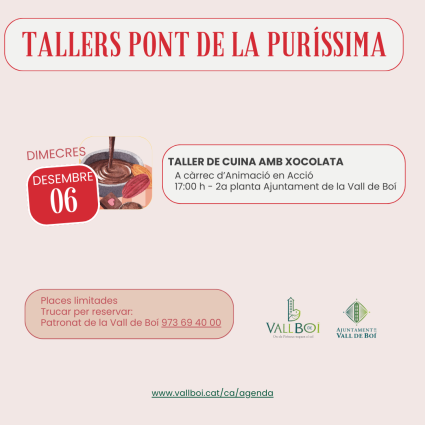 Taller xocolata
