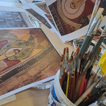 Taller pintura romànica
