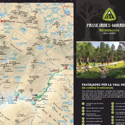 Mapa passejades i miradors