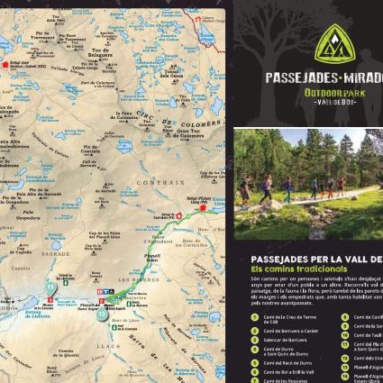Mapa passejades i miradors