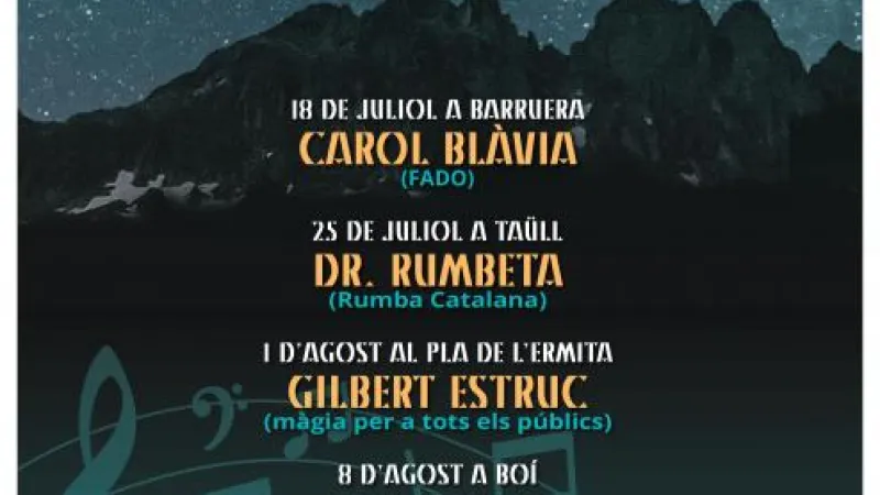 Dijous a la fresca Vall de Boí Dijous a la fresca Vall de Boí