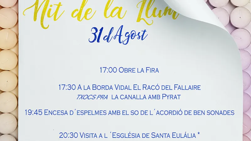 Nit de la LLum Erill la Vall Nit de la Llum Erill la Vall